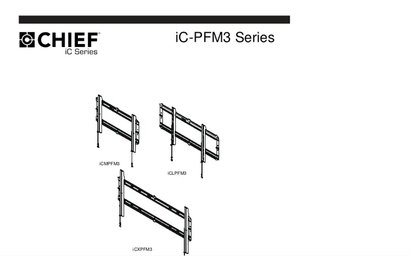Page 1 de la notice Manuel utilisateur Chief iCLPFM3B02