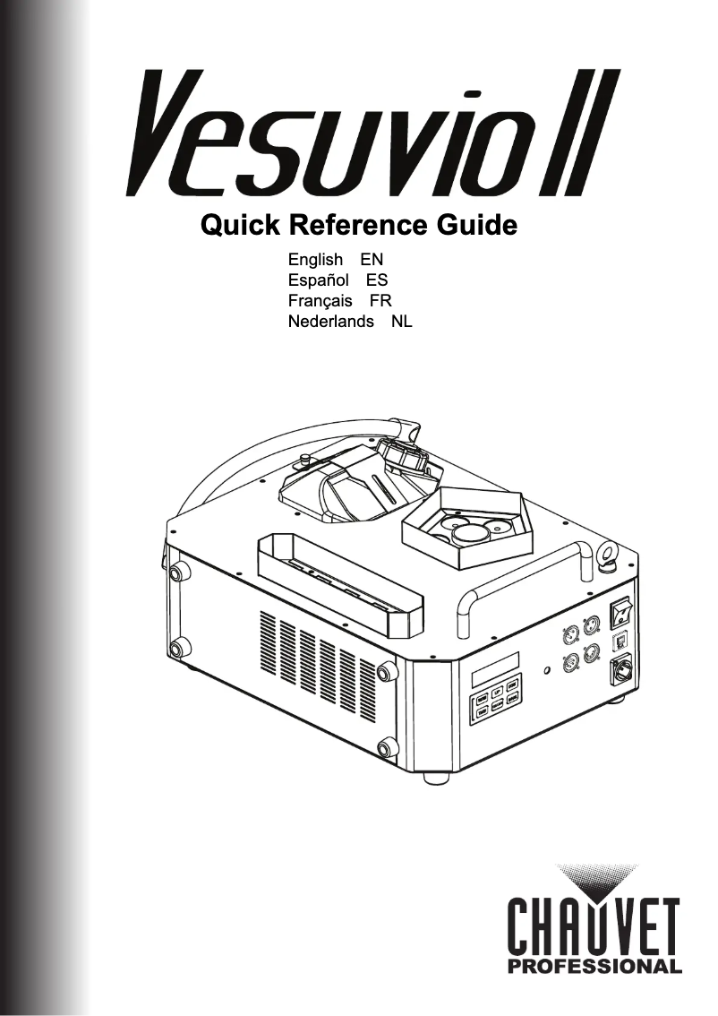 Page 1 de la notice Manuel utilisateur Chauvet Vesuvio II