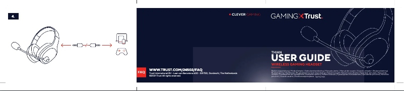 Page 1 de la notice Manuel utilisateur Trust Thian