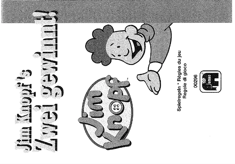 Page 1 de la notice Manuel utilisateur Jumbo Jim Knopf Zwei Gewinnt