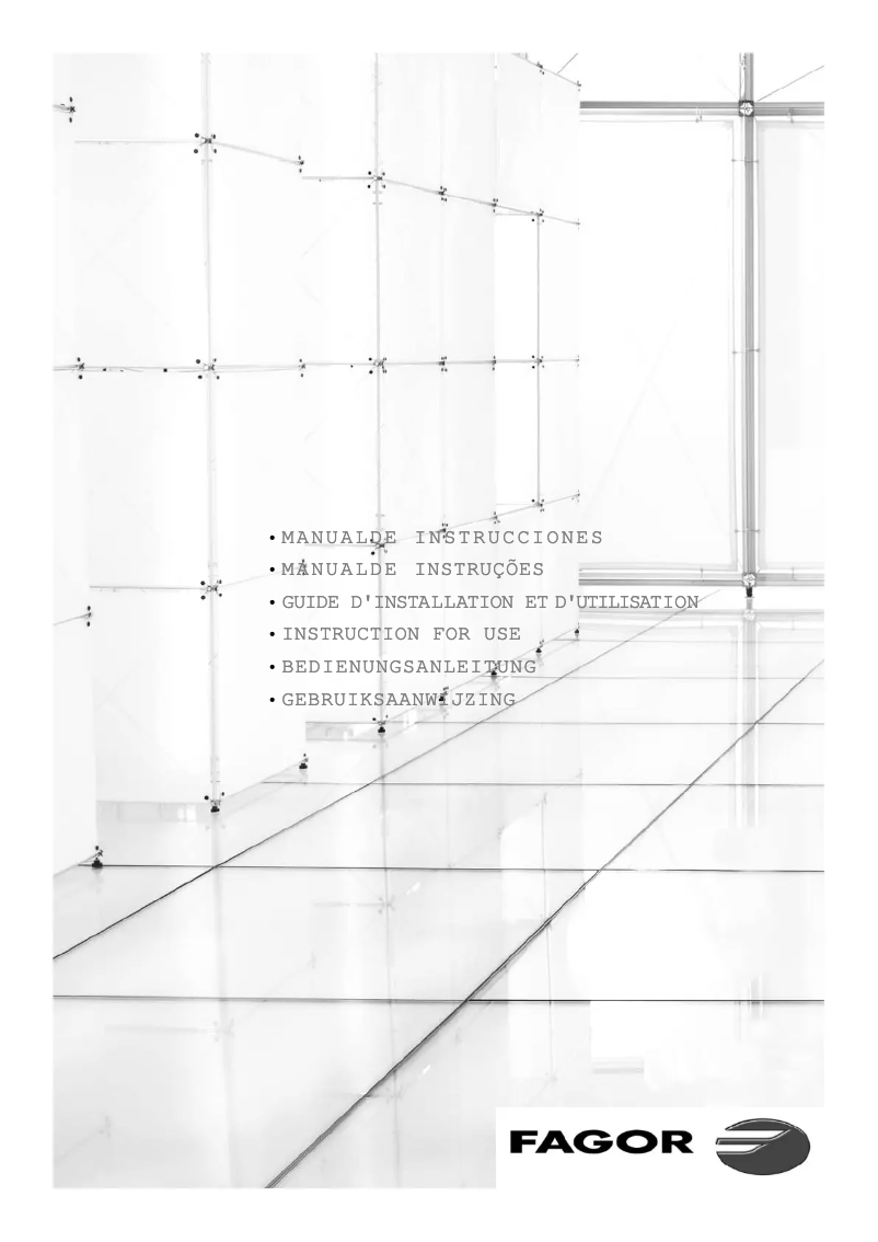 Page 1 de la notice Manuel utilisateur Fagor FA2532