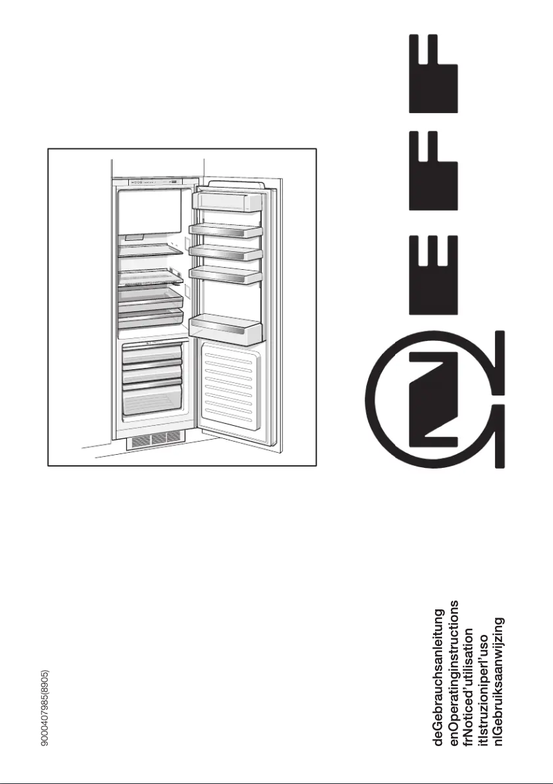 Page 1 de la notice Manuel utilisateur Neff K8125X0