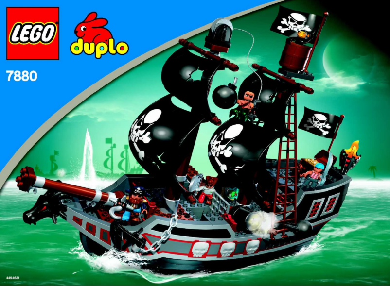 Page 1 de la notice Manuel utilisateur Lego DUPLO® Big Pirate Ship