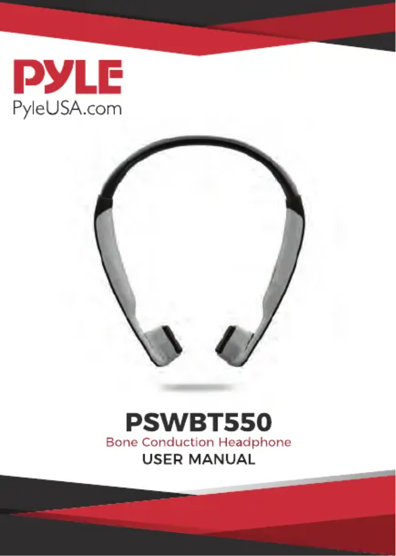 Página 1 del manual Manual de usuario Pyle PSWBT550.9