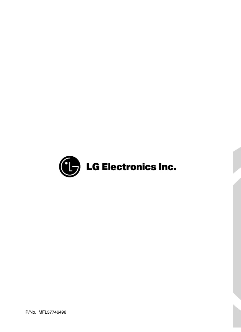 Page 1 de la notice Manuel utilisateur LG WD-13481TP