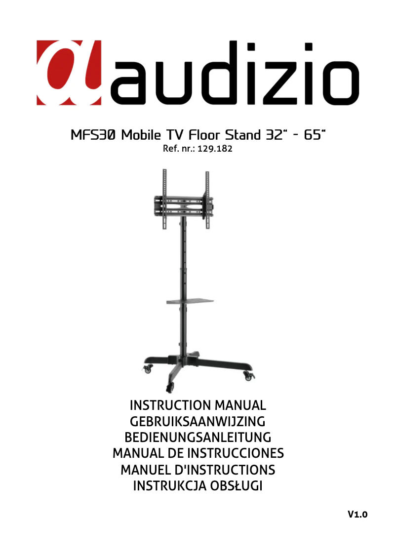 Page 1 de la notice Manuel utilisateur Audizio MFS30