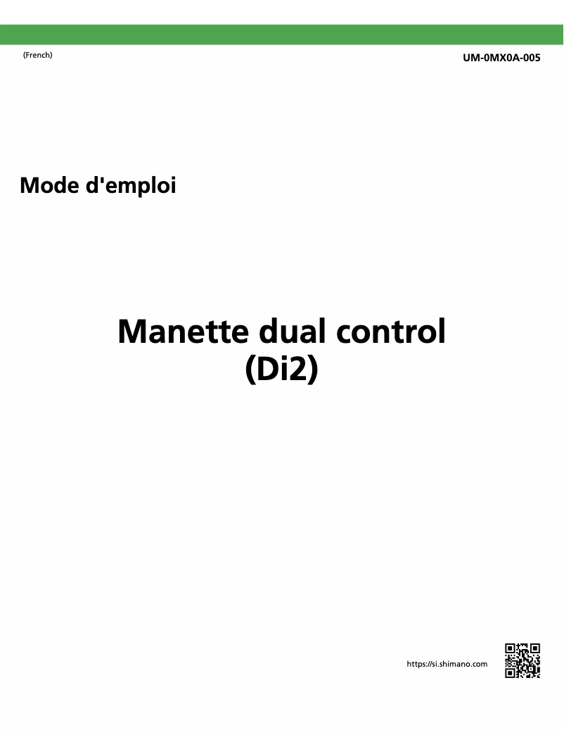 Página 1 del manual Manual de usuario Shimano ST-R9270-R