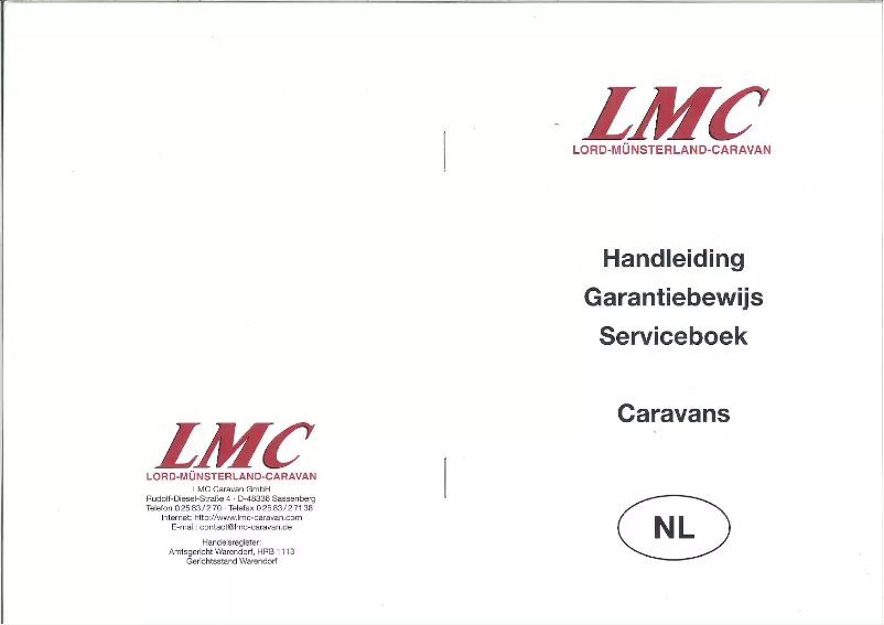 Page 1 de la notice Manuel utilisateur LMC Munsterland 530 (2006)