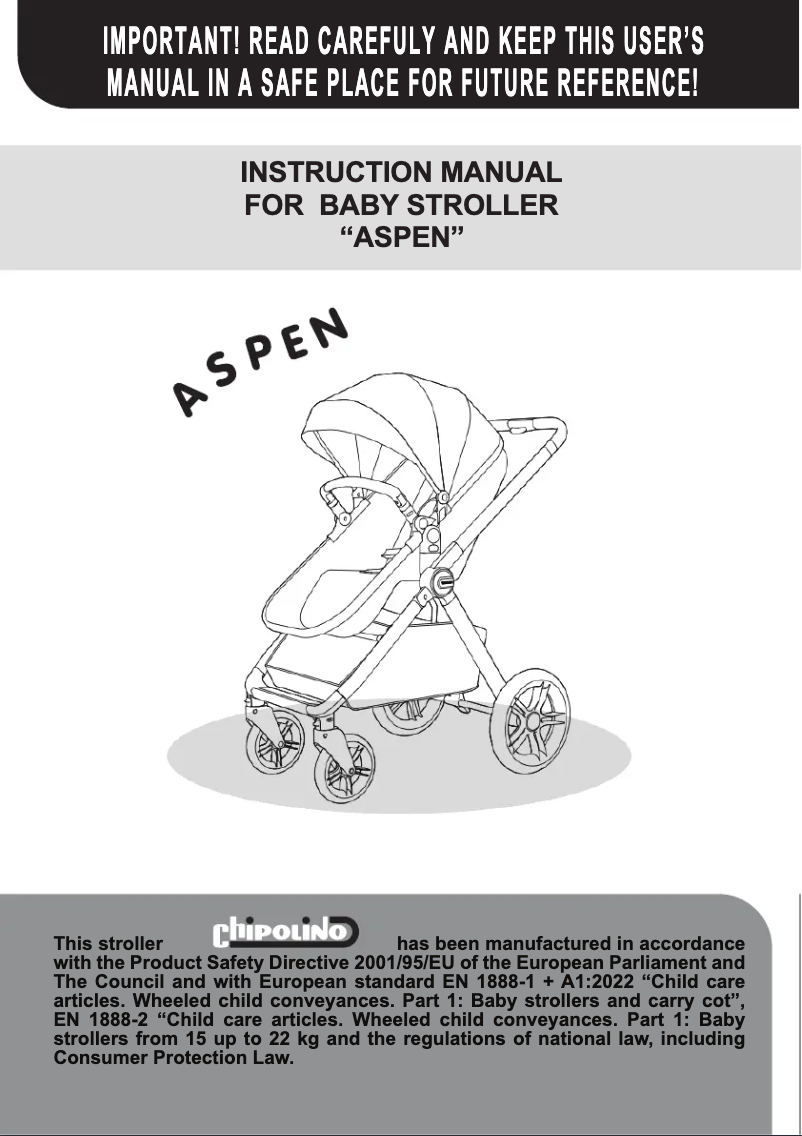 Page 1 de la notice Manuel utilisateur Chipolino Aspen