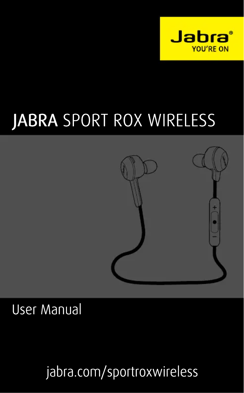 Page 1 de la notice Manuel utilisateur Jabra Sport Rox