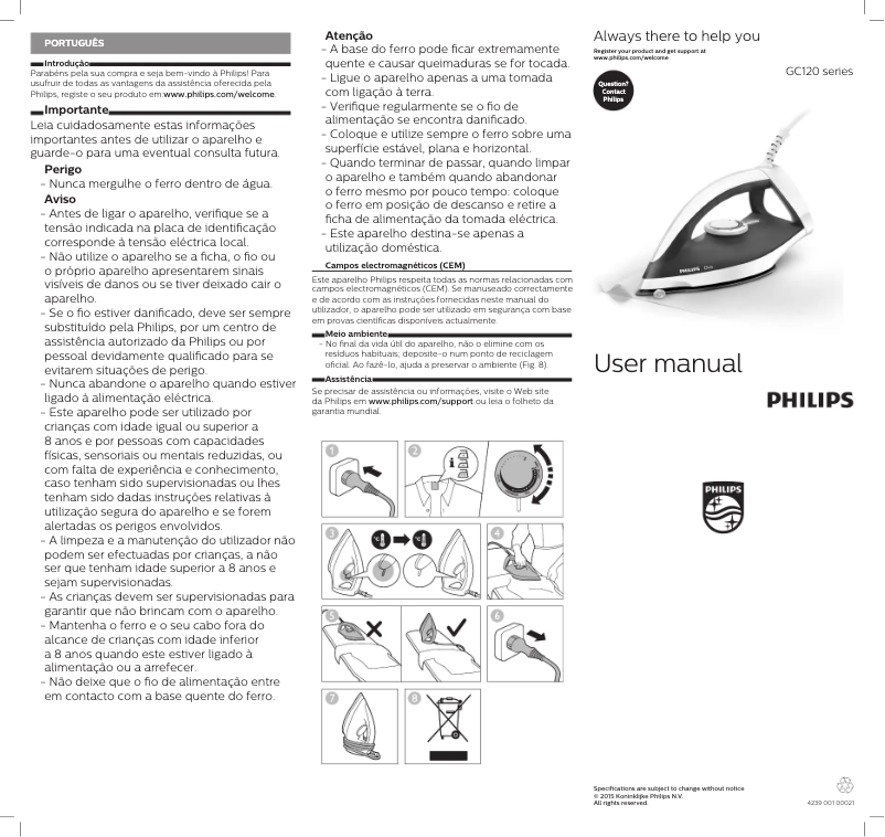 Página 1 del manual Manual de usuario Philips Diva GC122
