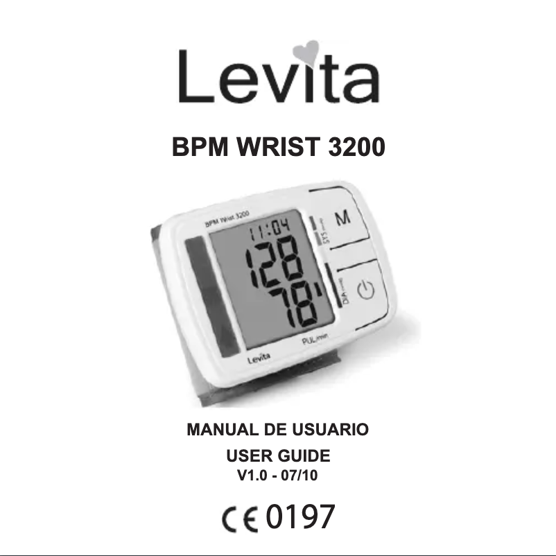 Página 1 del manual Manual de usuario Levita BPM WRIST 3200
