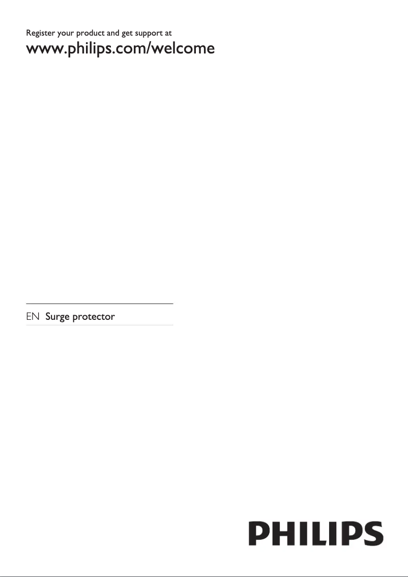 Page 1 of the manual User Manual Philips SPP3080B