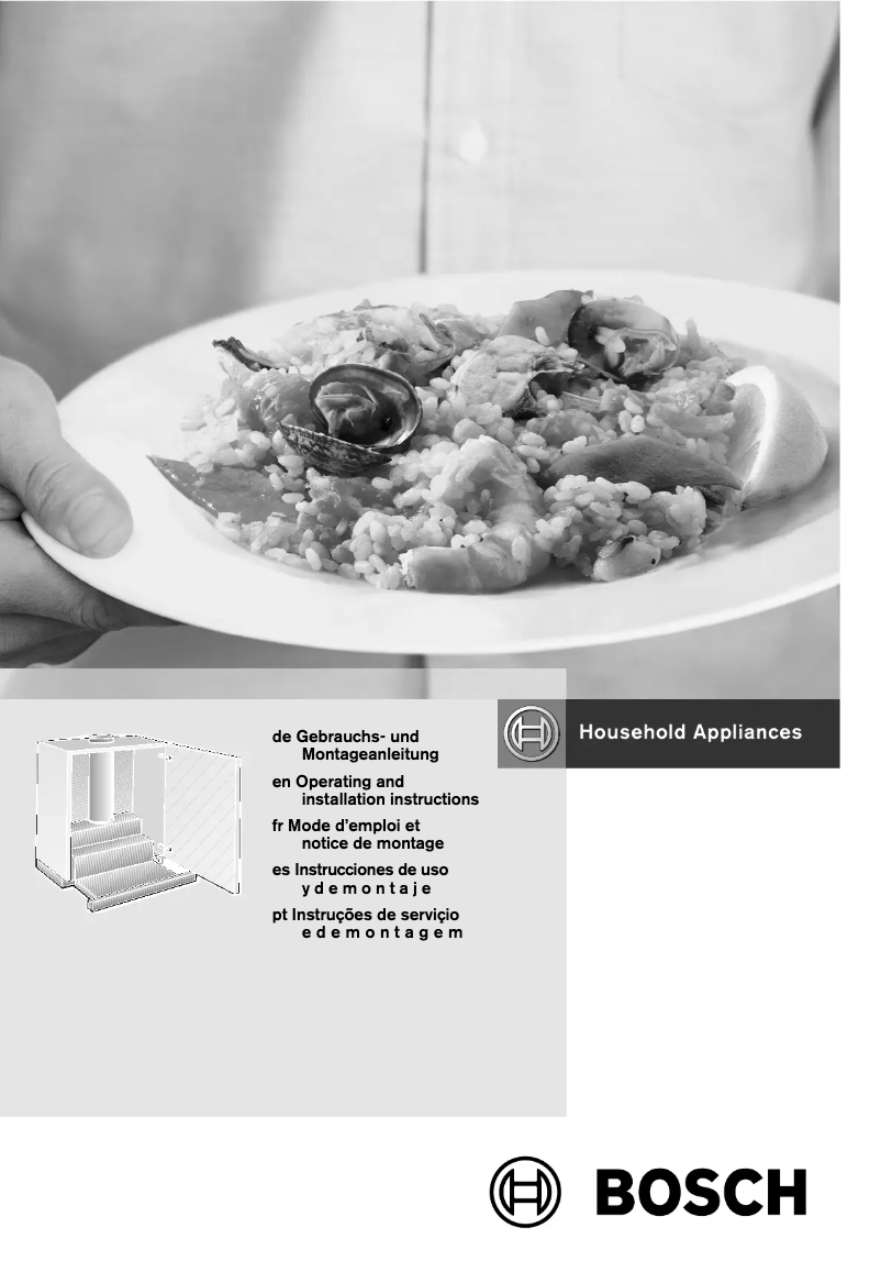 Page 1 de la notice Manuel utilisateur Bosch DHI635HX