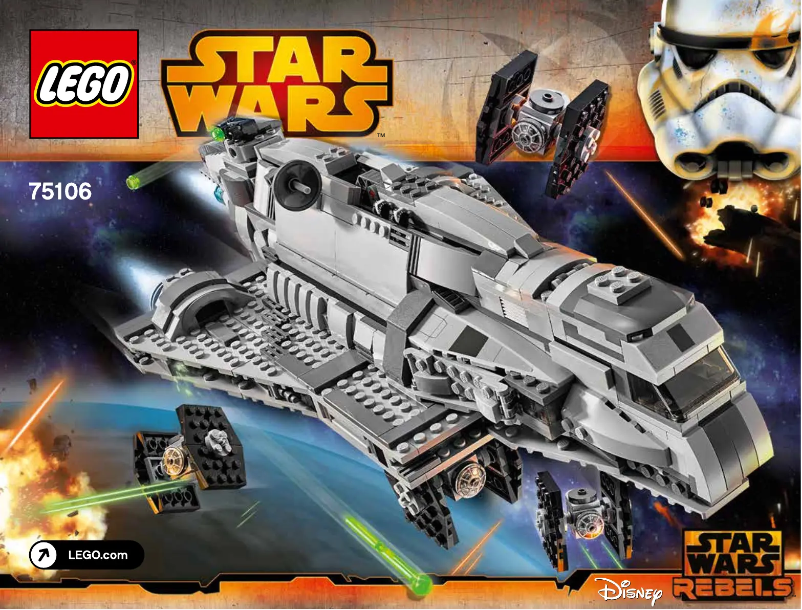 Página 1 del manual Manual de usuario Lego Star Wars 75106