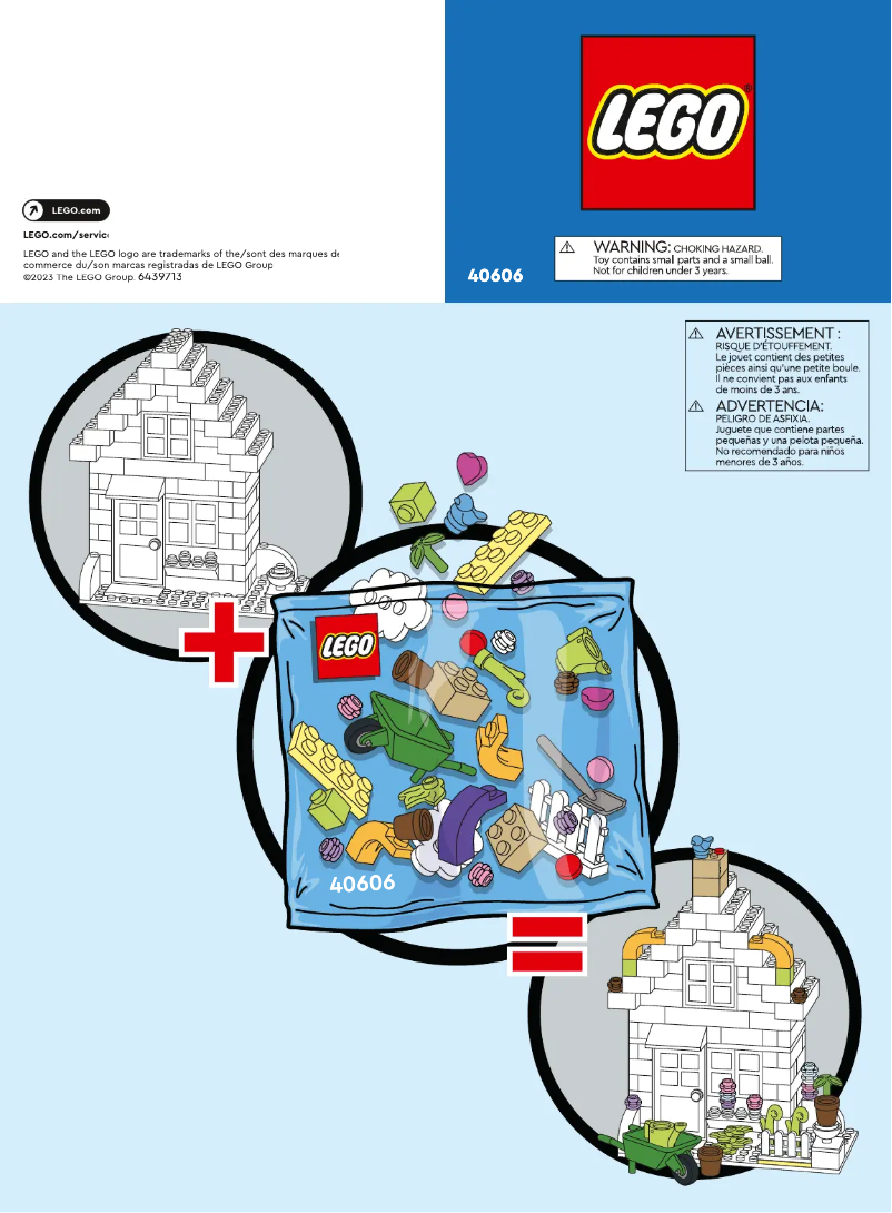 Page 1 of the manual User Manual Lego Spring Fun VIP 40606