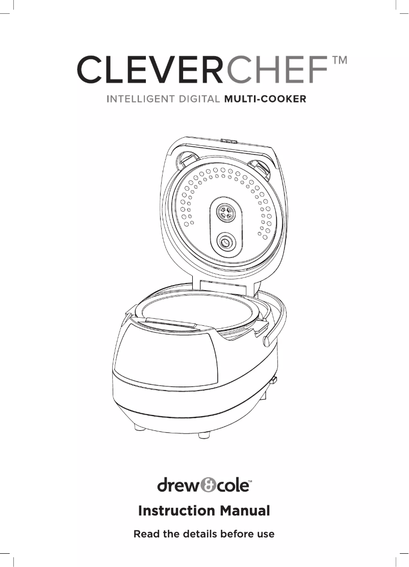 Page 1 de la notice Manuel utilisateur Drew & Cole CleverChef CCMC01