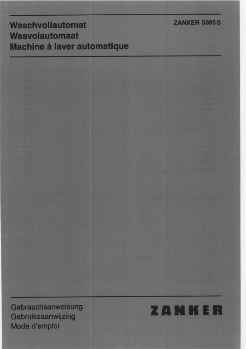 Página 1 del manual Manual de usuario Zanker 5085S