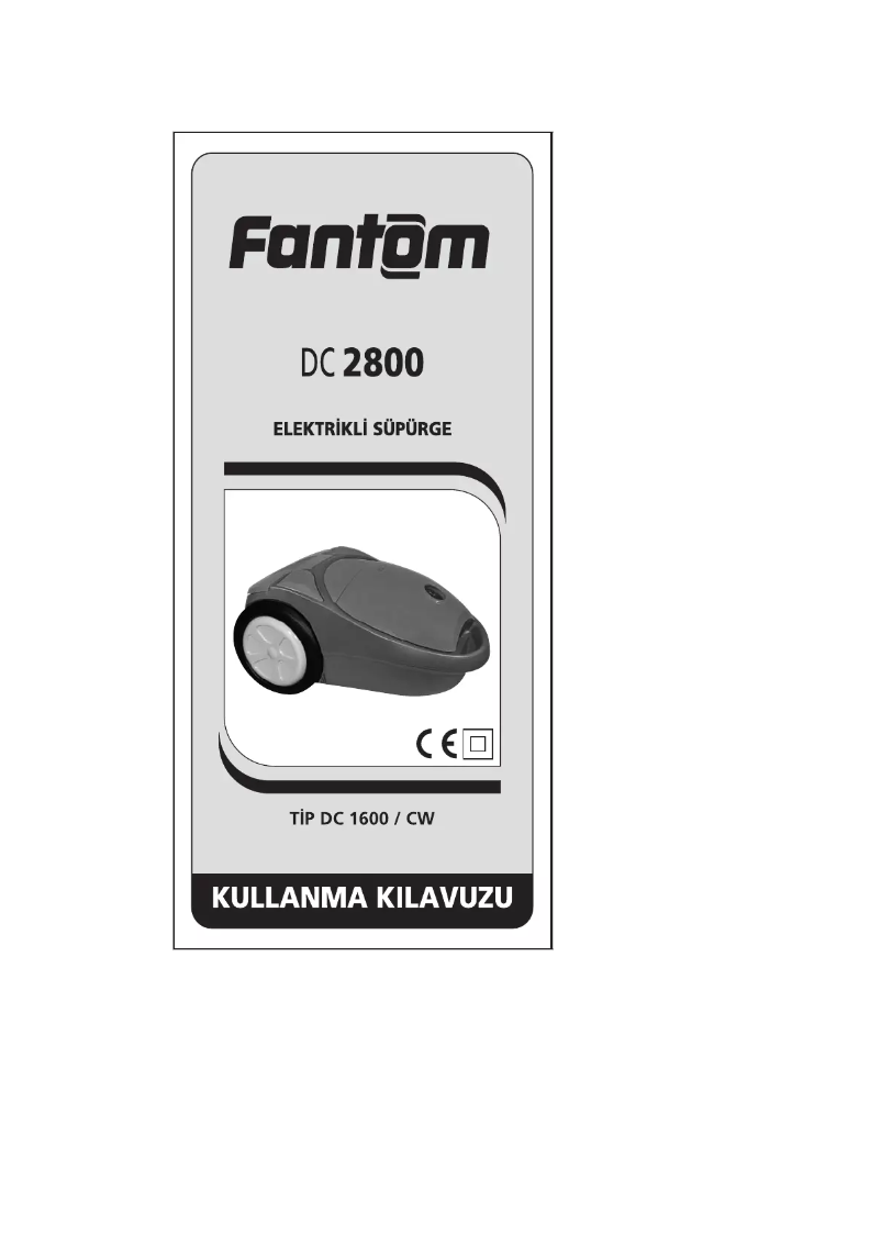 Página 1 del manual Manual de usuario Fantom DC 2800