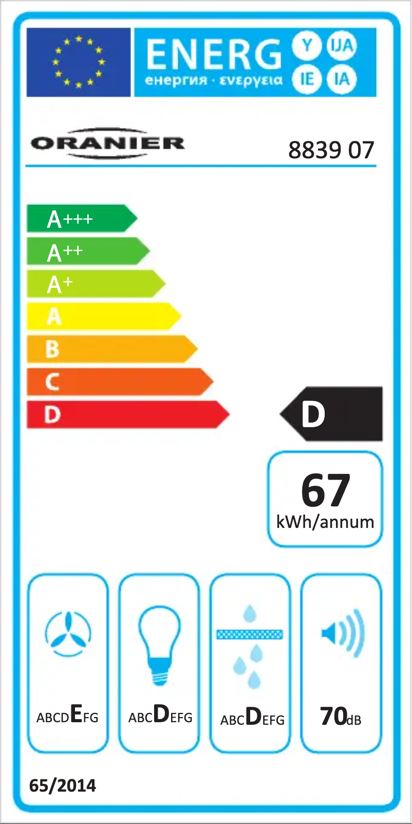 Page 1 de la notice Manuel utilisateur Oranier FLA 4-60