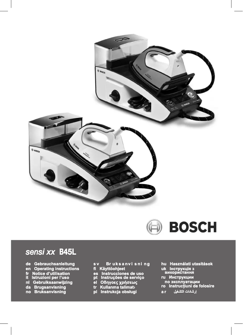 Page 1 of the manual User Manual Bosch TDS4545
