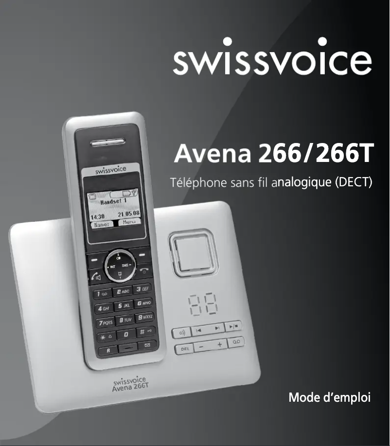 Página nº 1 - Manual de usuario Swissvoice Avena 266