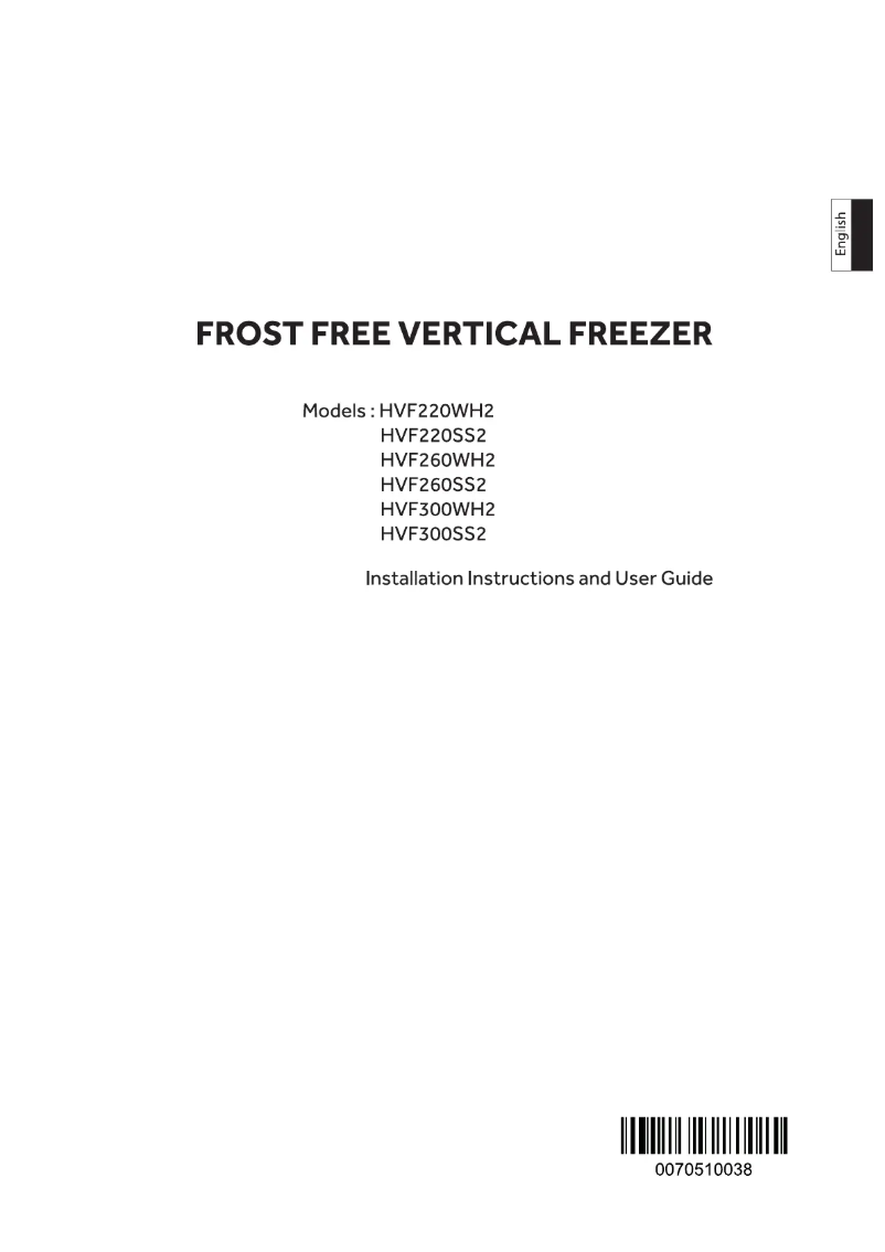 Página 1 del manual Manual de usuario Haier HVF300WH2