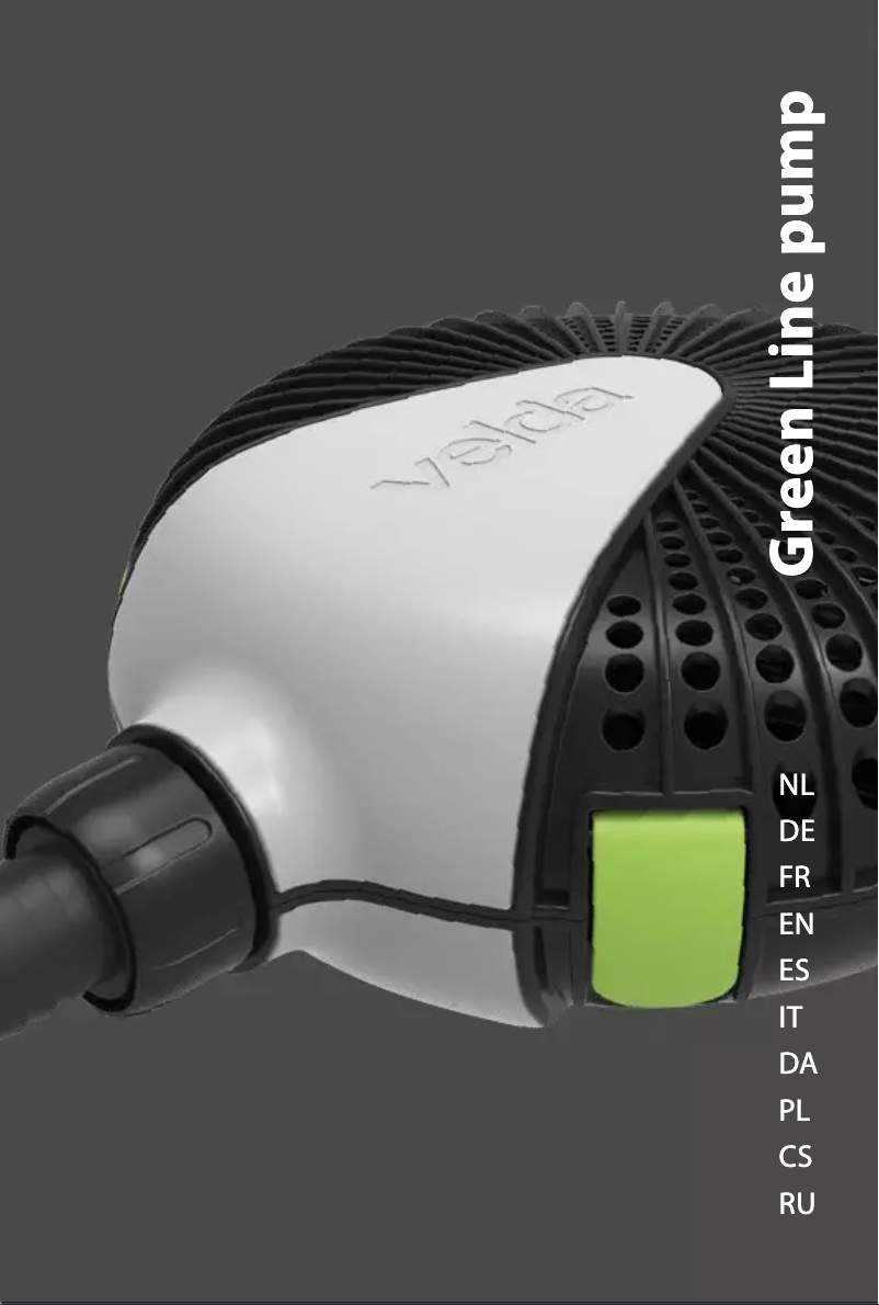 Página 1 del manual Manual de usuario Velda Green Line 8000