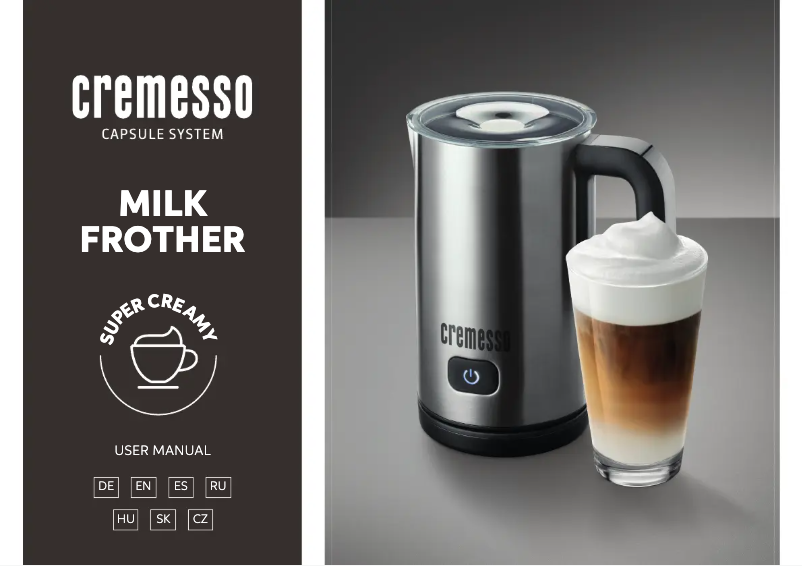 Page 1 of the manual User Manual Cremesso DCR100