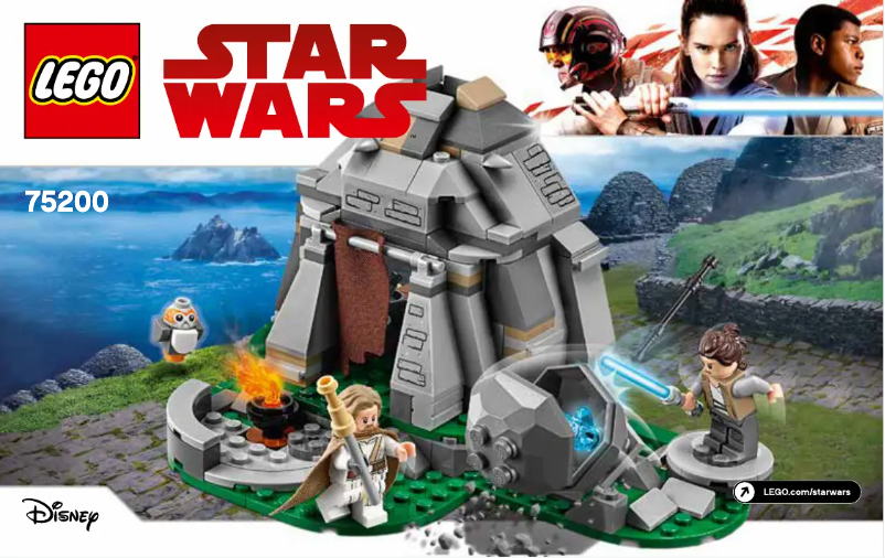Page 1 de la notice Consignes visuelles Lego Star Wars 75200