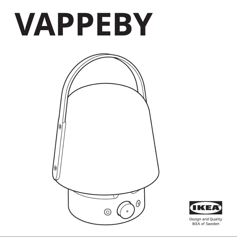 Page 1 de la notice Manuel utilisateur Ikea VAPPEBY
