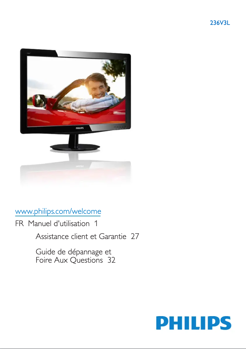 Página 1 del manual Manual de usuario Philips 236V3LSB6