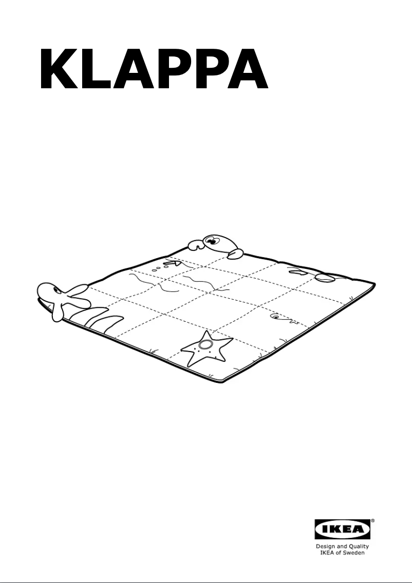 Page 1 de la notice Manuel utilisateur Ikea KLAPPA 303.726.40