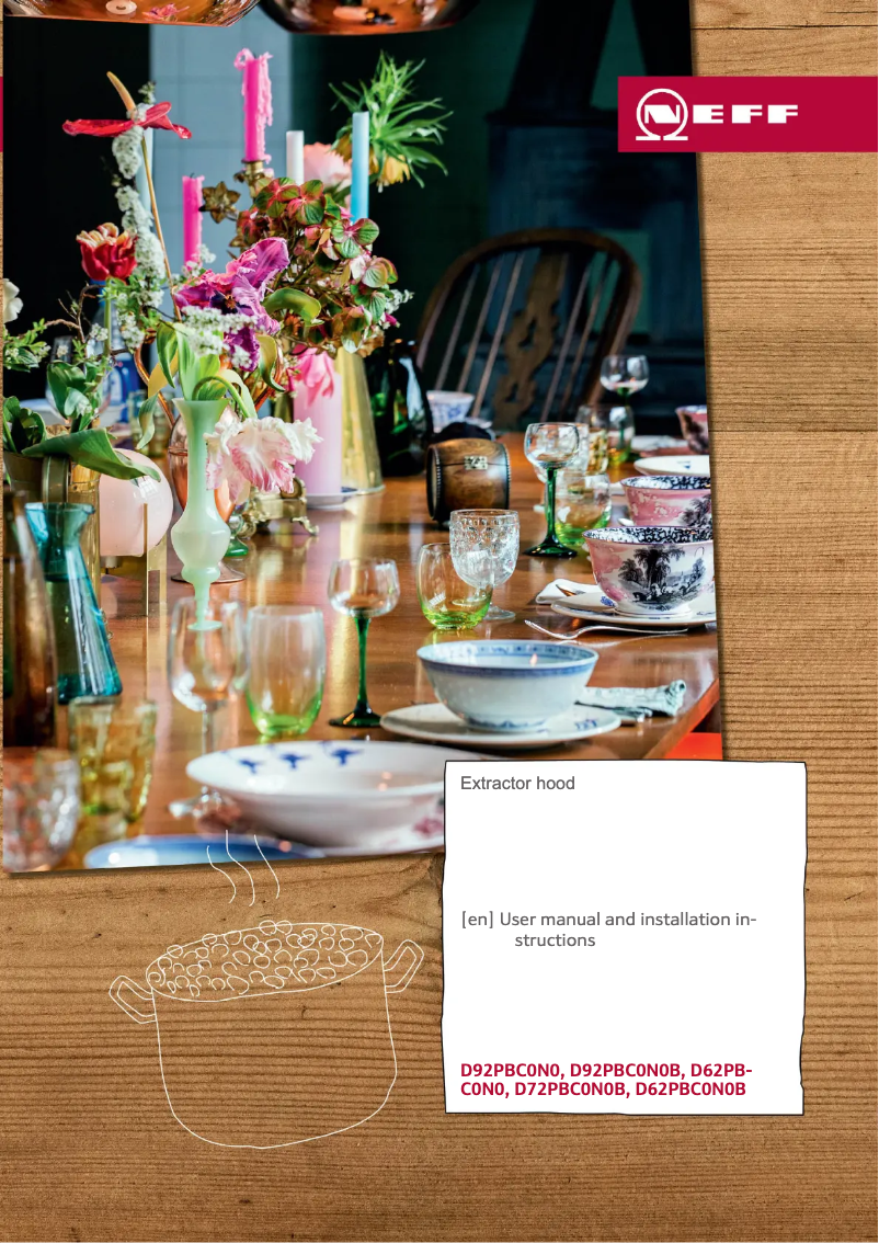 Page 1 de la notice Manuel utilisateur Neff D62PBC0N0B