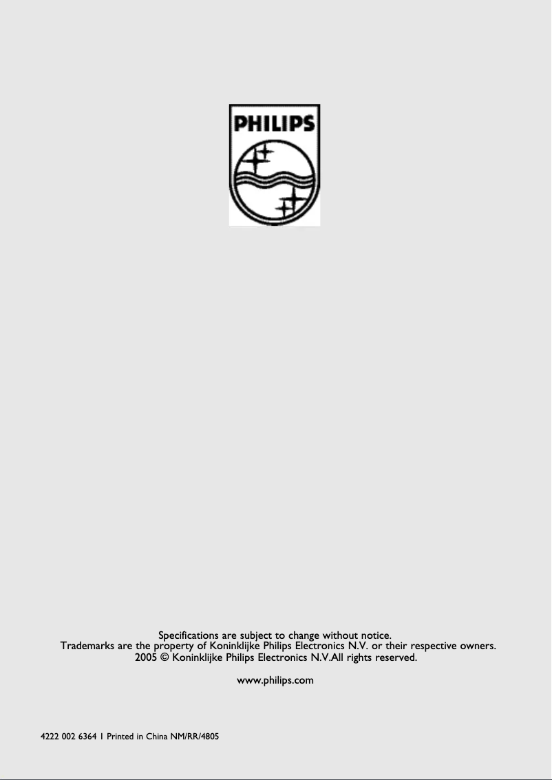 Página 1 del manual Guía de inicio rápido Philips SCX463