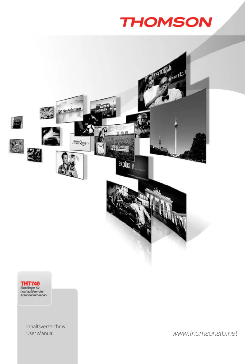 Page 1 de la notice Manuel utilisateur Thomson THT740
