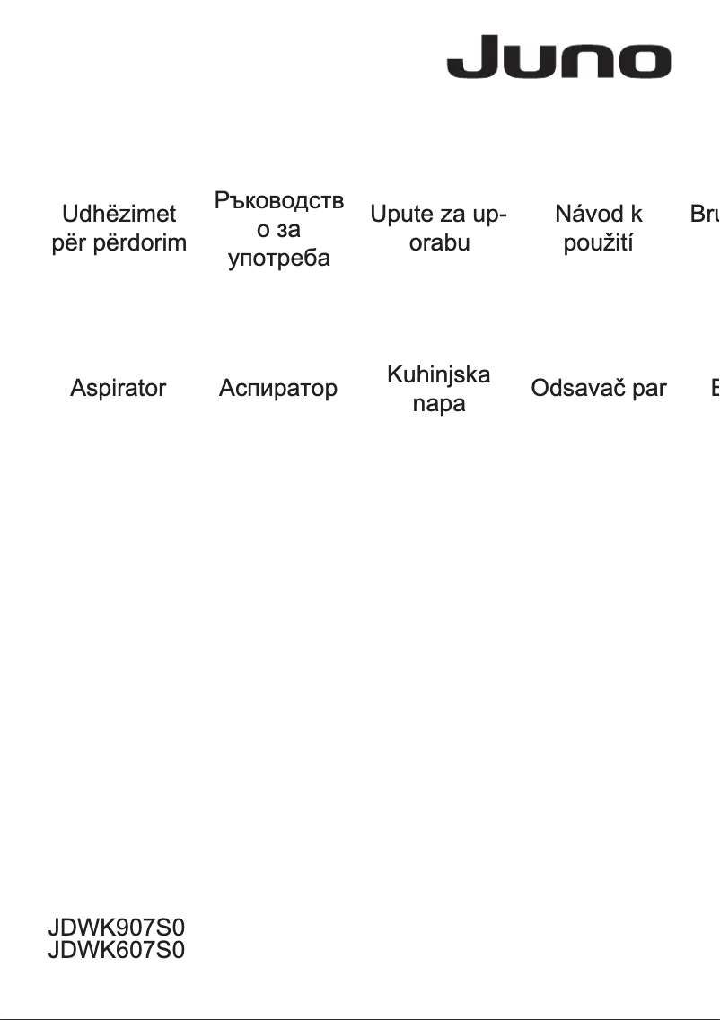 Página 1 del manual Manual de usuario Juno JDWK907S0
