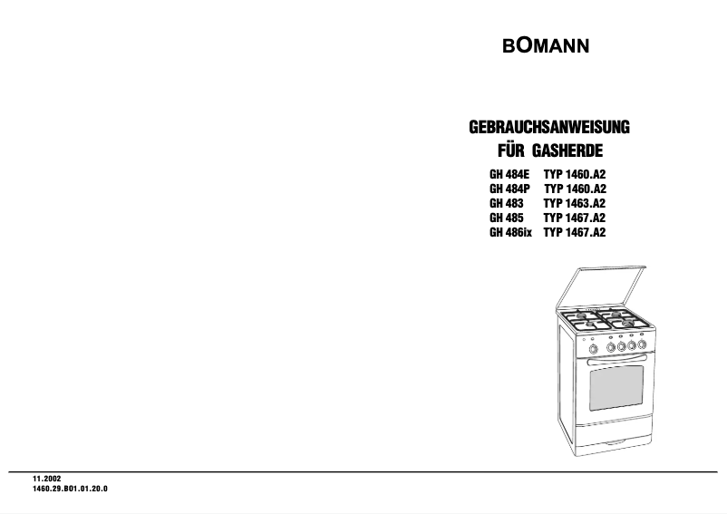 Page 1 de la notice Manuel utilisateur Bomann GH 484