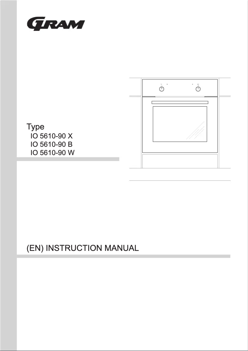 Page 1 of the manual User Manual Gram IO 5610-90 X