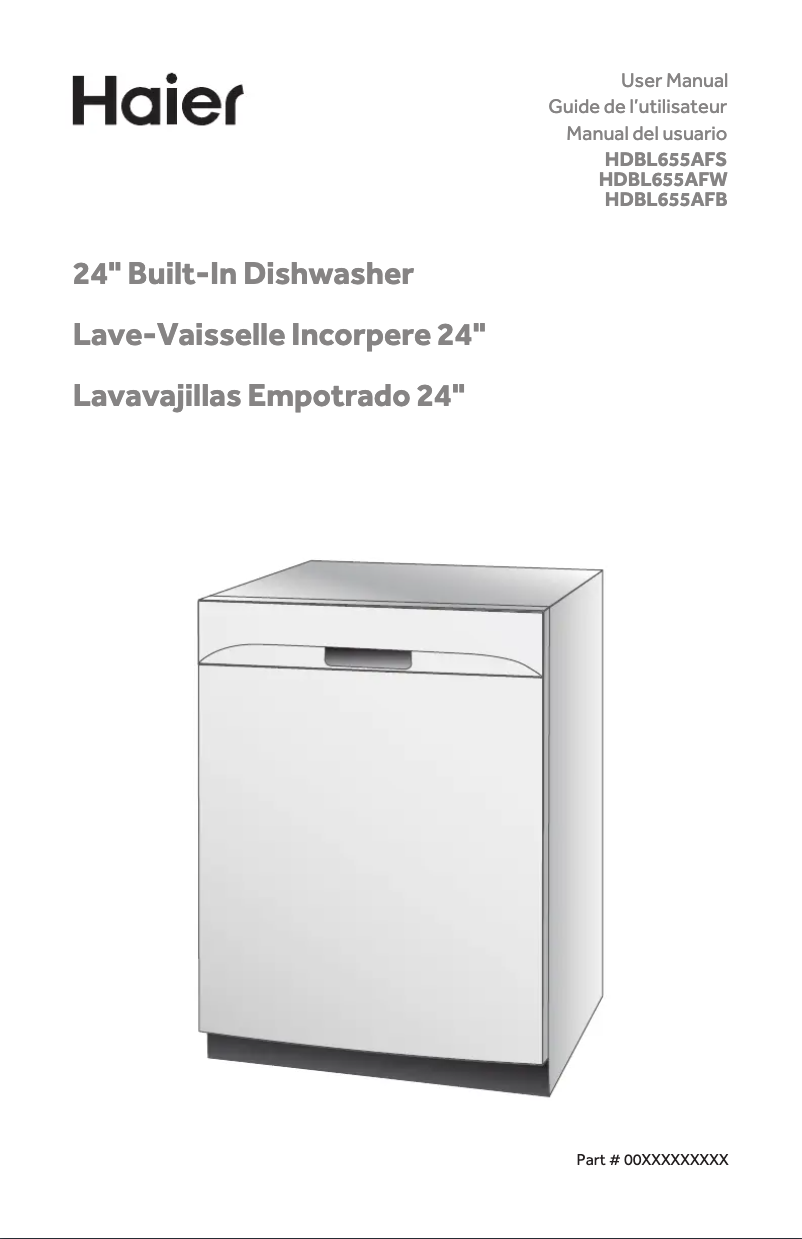 Página 1 del manual Manual de uso y mantenimiento Haier HDBL655AFW