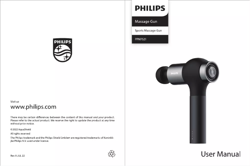 Página 1 del manual Manual de usuario Philips PPM7521