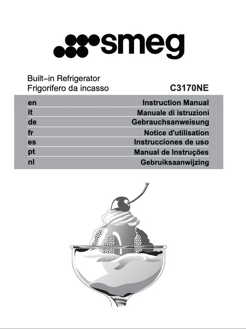 Página 1 del manual Manual de instrucciones Smeg C3170NE