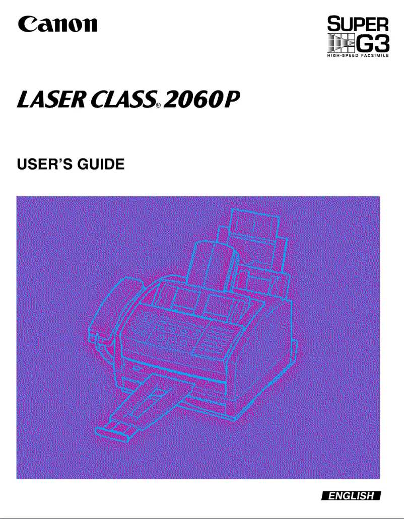 Page 1 de la notice Manuel utilisateur Canon LC-2060P