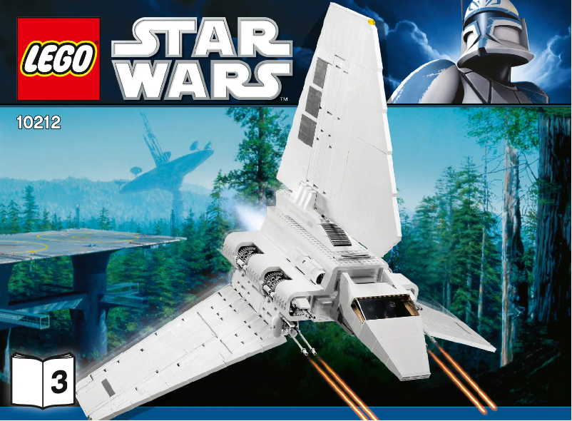 Page 1 de la notice Manuel utilisateur Lego Star Wars 10212
