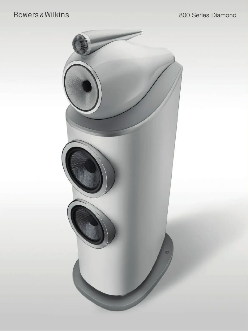 Page 1 de la notice Brochure Bowers & Wilkins 803 D4