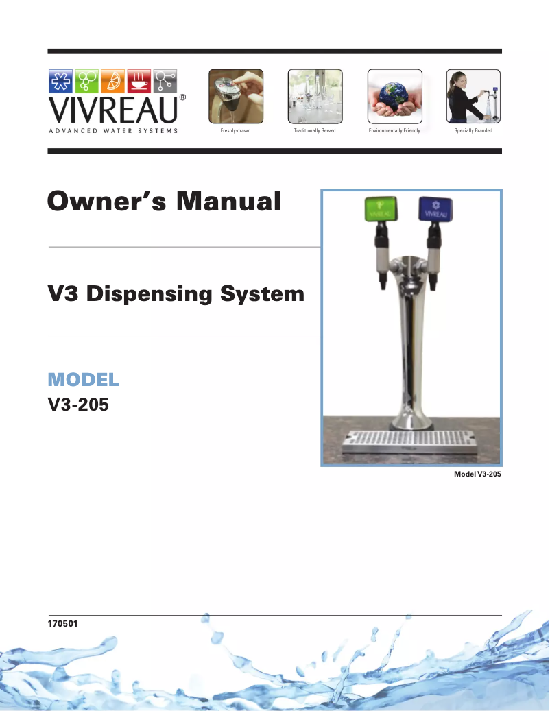 Page 1 de la notice Manuel utilisateur Vivreau V3-205