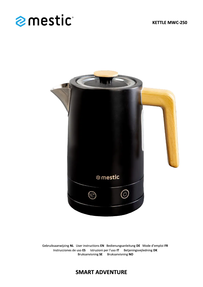 Página 1 del manual Manual de usuario Mestic MWC-250