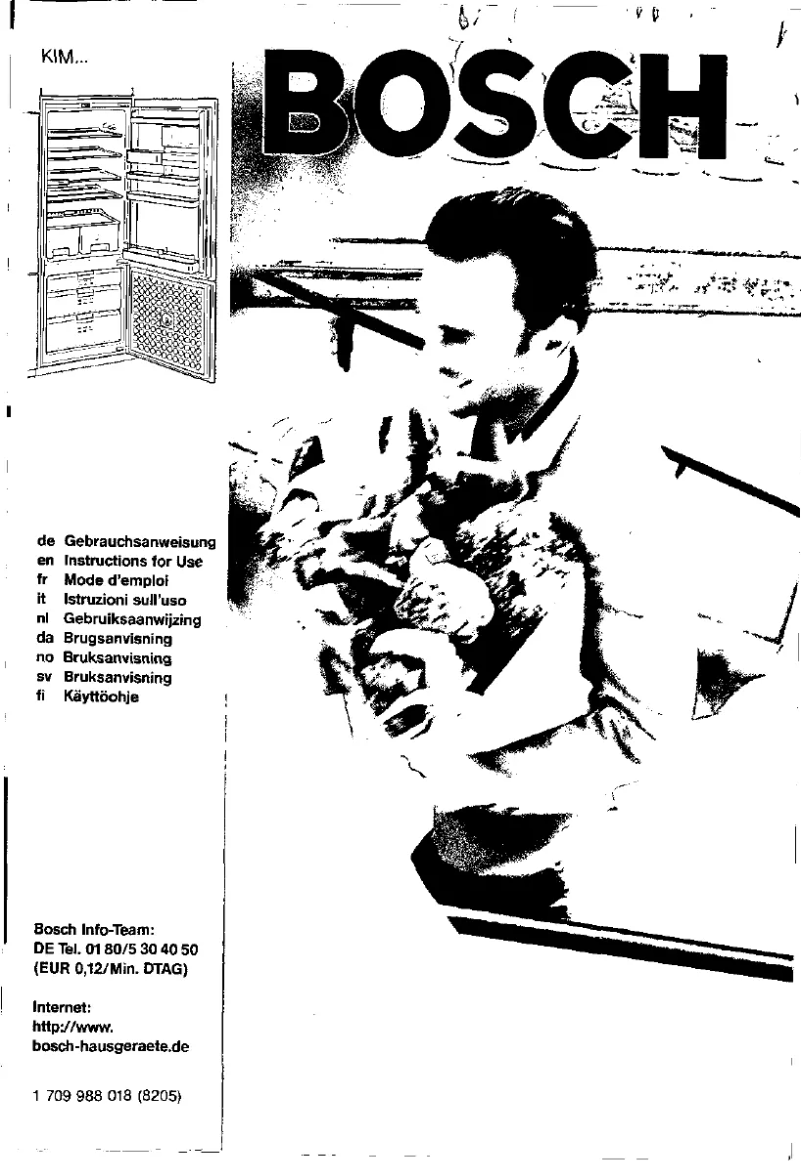 Page 1 of the manual User Manual Bosch KIM2574