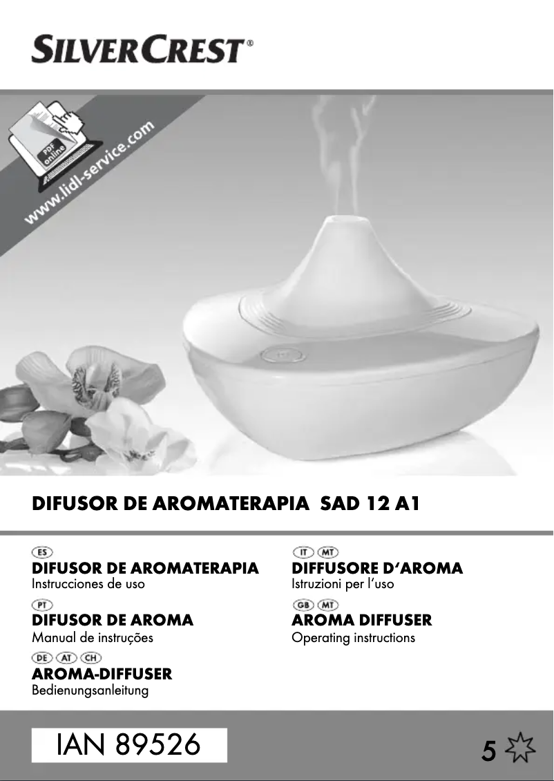 Página 1 del manual Manual de usuario SilverCrest SAD 12 A1