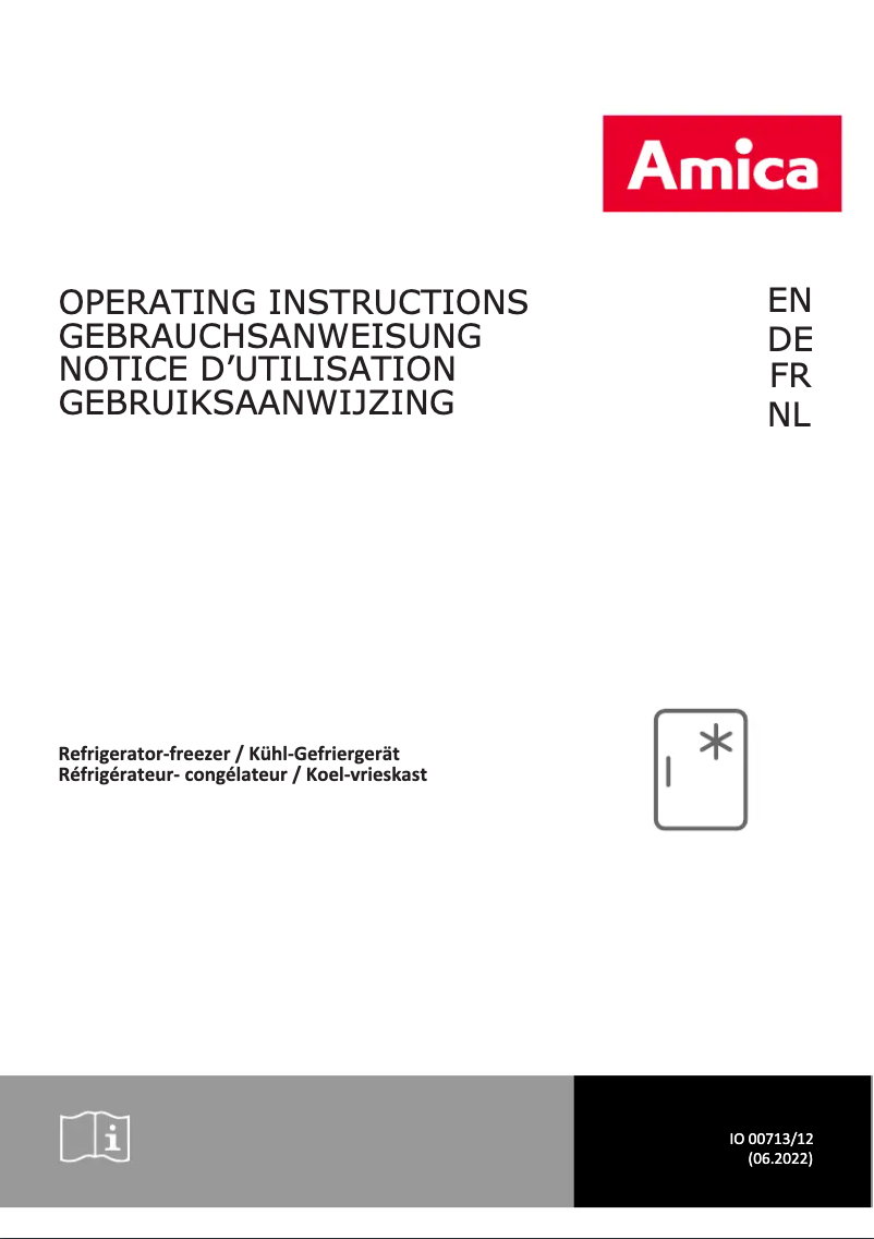 Page 1 de la notice Manuel utilisateur Amica AB1112